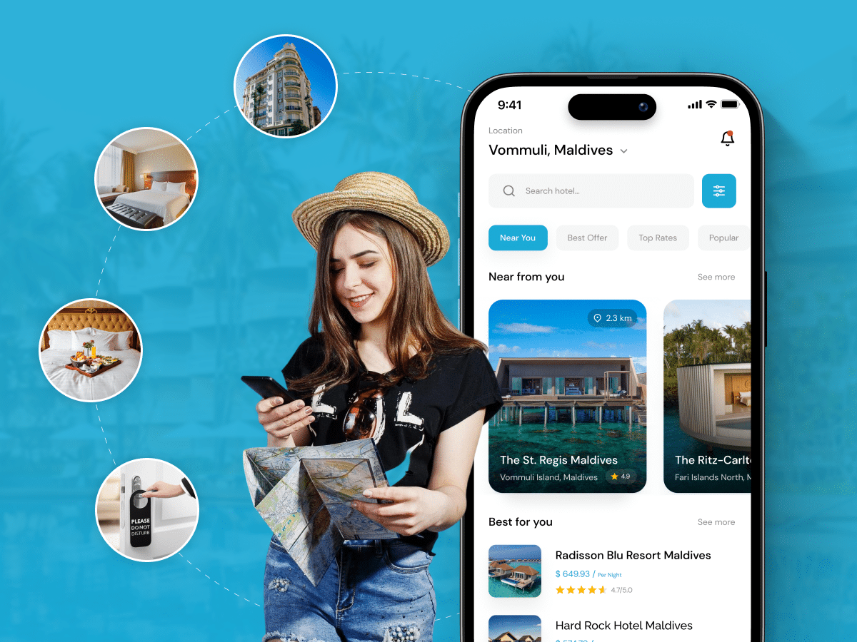 hotel booking app development